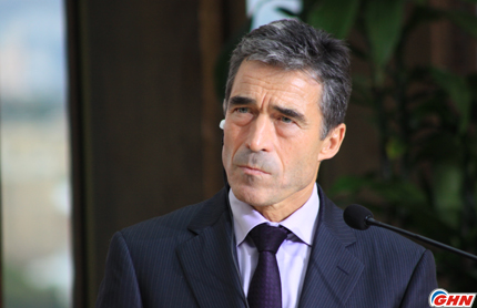 Rasmussen concerned over political detentionsi n Georgia