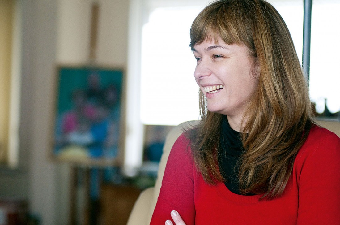 Former First Lady  majoritarian candidate in Zugdidi
