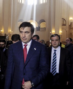 President attends divine service in Svetitskhoveli